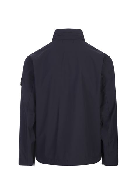 Light Soft Shell-R_E.DYE Jacket In Navy Blue Recycled Polyester STONE ISLAND | 801540327V0020