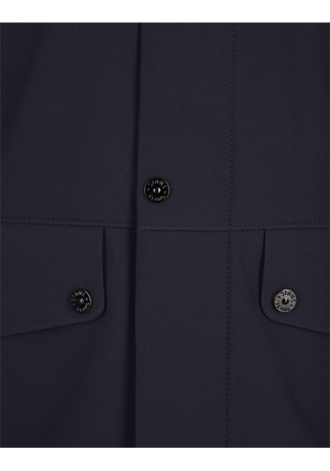 Light Soft Shell-R_E.DYE Jacket In Navy Blue Recycled Polyester STONE ISLAND | 801540327V0020