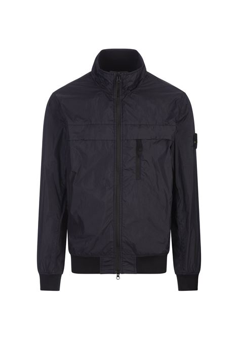 Garment Dyed Crinkle Reps R-NY Jacket In Navy Blue STONE ISLAND | 801541022V0020