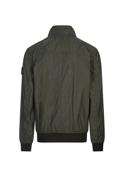 Garment Dyed Crinkle Reps R-NY Jacket In Green STONE ISLAND | 801541022V0059