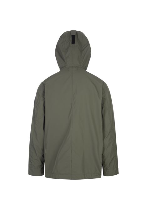 Green Micro Twill Jacket STONE ISLAND | 801541526V0059
