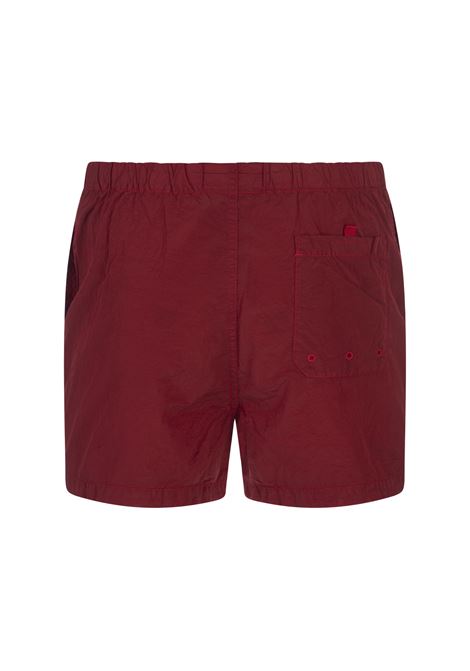 Red Slim Fit Nylon Metal Swimwear With Logo STONE ISLAND | 8015B0643V0010