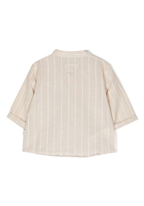 Pinstripe Linen Blend Shirt TEDDY & MINOU | E24CI001L6010116