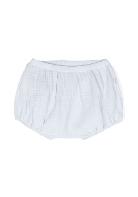 Baby Blue Cotton Gauze Shorts TEDDY & MINOU | E24PT001C0059402