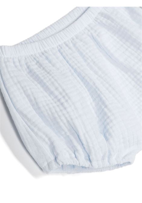Baby Blue Cotton Gauze Shorts TEDDY & MINOU | E24PT001C0059402