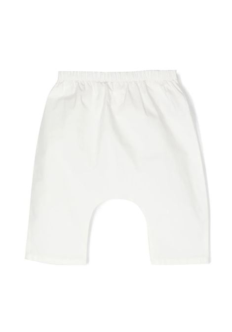 Pantaloni In Cotone Stretch Bianco Con Coulisse TEDDY & MINOU | E24PT007C6035100