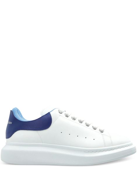 Oversized Sneakers in White/Blue ALEXANDER MCQUEEN | Sneakers | 705060-WIAGN9044