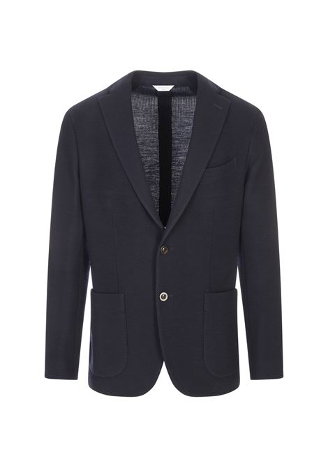 K-Jacket In Jersey Di Lana Blu BOGLIOLI | N1302E-FA00150790