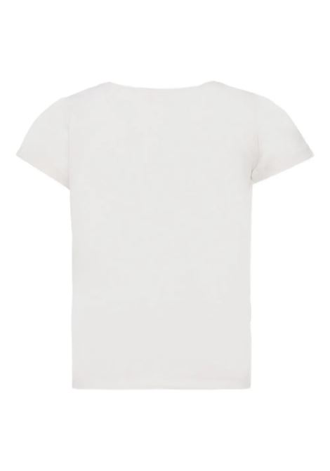 T-Shirt Capricia Ecru con Stampa Gatto BONPOINT | W05GTSK00009103