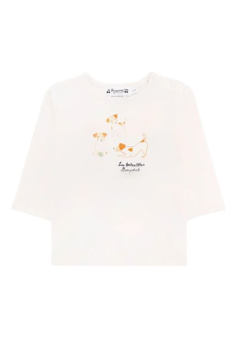 T-Shirt Tahsin Bianca Con Stampa Cane BONPOINT | W05YTSK00001104