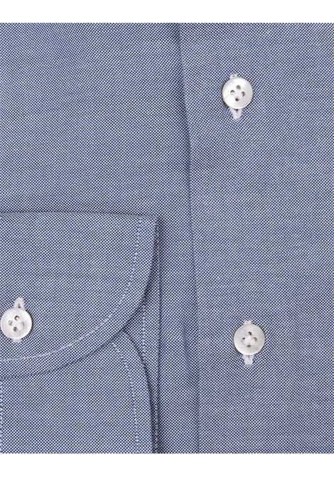 Camicia In Cotone Oxford Blu Avio BORRIELLO | 210423