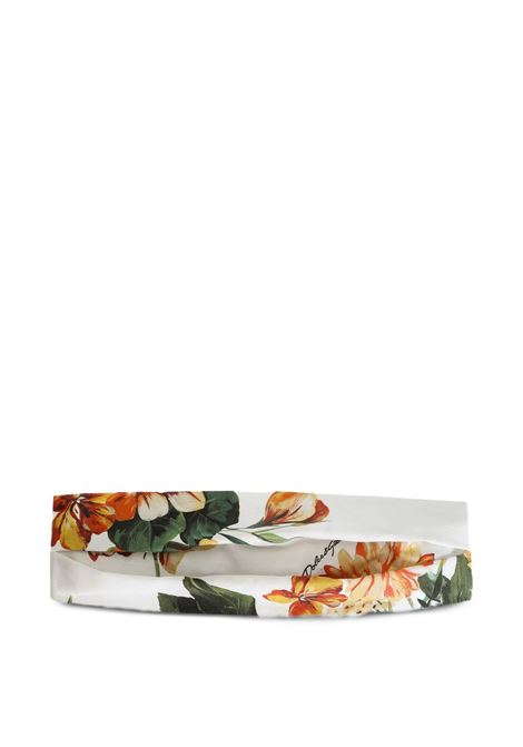 Bandana with Floral Print DOLCE & GABBANA KIDS | Hair Accessories | LB4H91-HS5TVHA5PC
