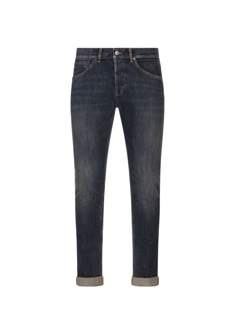 George Skinny Jeans In Dark Blue Stretch Denim DONDUP | Trousers | UP232-DS0257 LH2800
