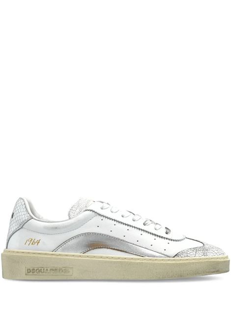 Rider Sneakers Bianche e Argento DSQUARED2 | SNW0301-01508442M1616
