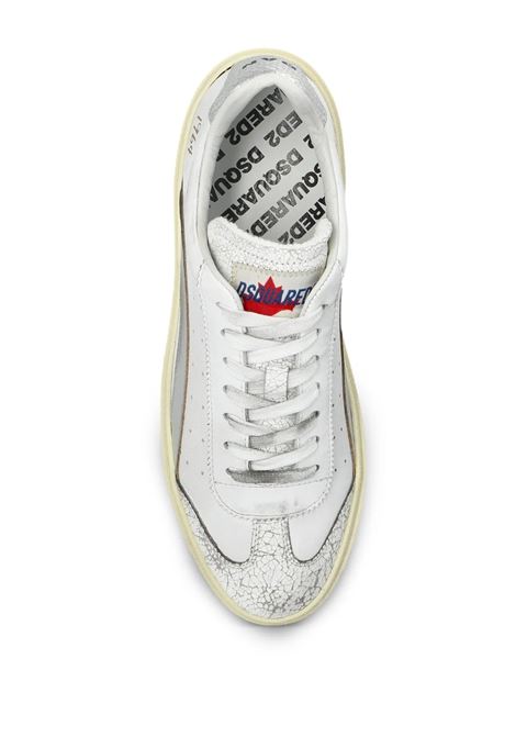 Rider Sneakers Bianche e Argento DSQUARED2 | SNW0301-01508442M1616
