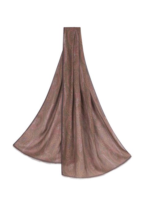 Sciarpa Paisley Rossa