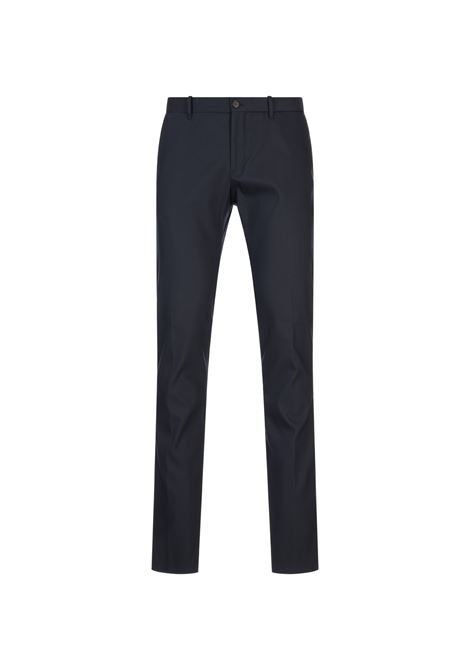 Pantaloni Slim Fit in Tekno Gab Blu Scuro INCOTEX | 1TS084-40953820