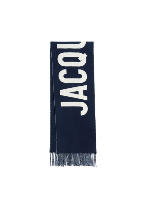 Sciarpa Jacquemus Blu Con Frange JACQUEMUS | ACU00435AOT4001380