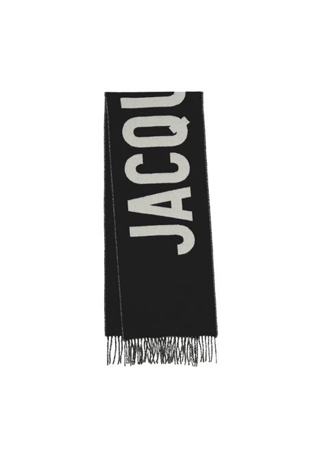 Sciarpa Jacquemus Nera Con Frange JACQUEMUS | ACU00435AOT4001990