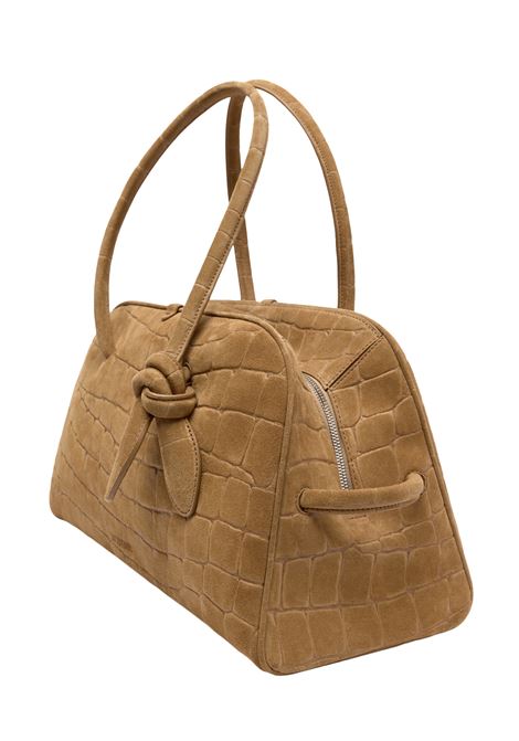 Borsa Le Turismo In Suede Goffrata Coccodrillo Color Cammello JACQUEMUS | BAU00417AC07A09830