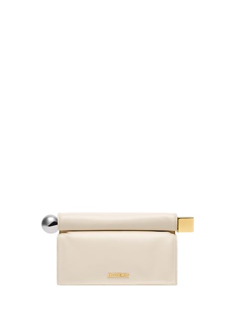 La Pochette Rond Carré Avorio Chiaro JACQUEMUS | BAW00356AC27L14115