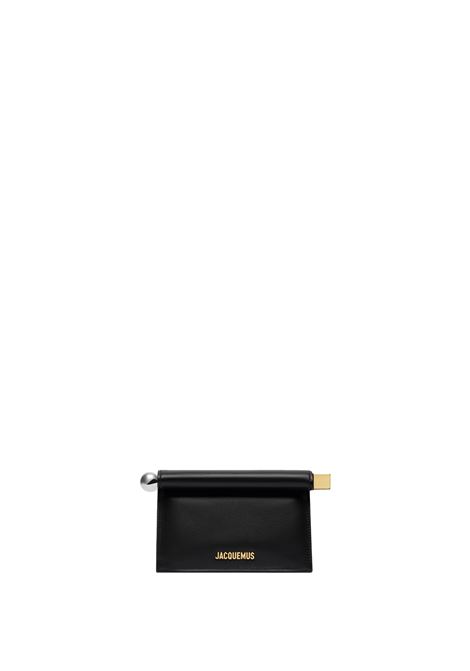 La Petite Pochette Rond Carré Nera JACQUEMUS | BAW00392AC27L14990