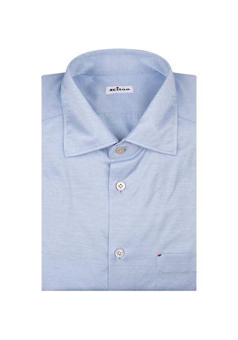 Camicia Nerano Celeste KITON | UMCNERH0944902