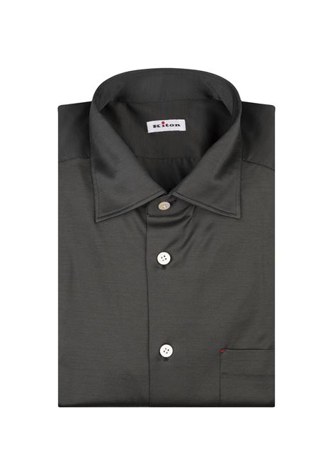 Camicia Nerano Antracite KITON | UMCNERH0944908
