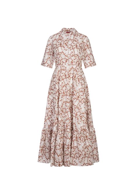 Abito San Pietro in Cotone Bianco Ricamato Con Felci LA DOUBLE J | vestiti e tute | DRE0900-COT076FRN01WH01