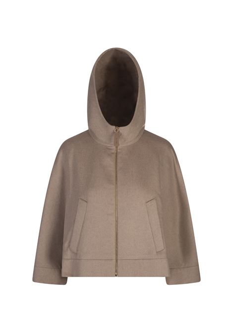 Camel Serio Cape MAX MARA | Outwear | 2514731071600001