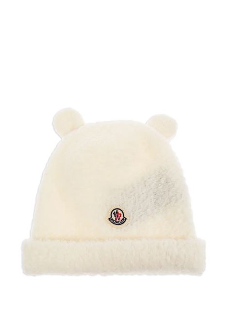 White Beanie With Bear Ears MONCLER ENFANT | Hats | 951-3B00005 M7291034