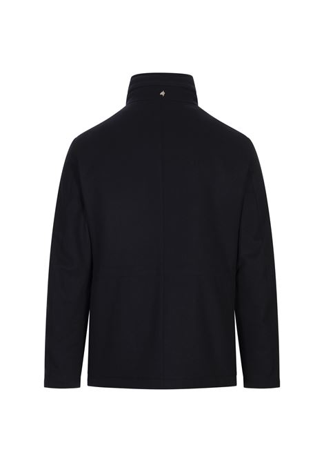 Giacca Imbottita In Lana Blu Scuro MONTECORE | F09MUCX536-24289