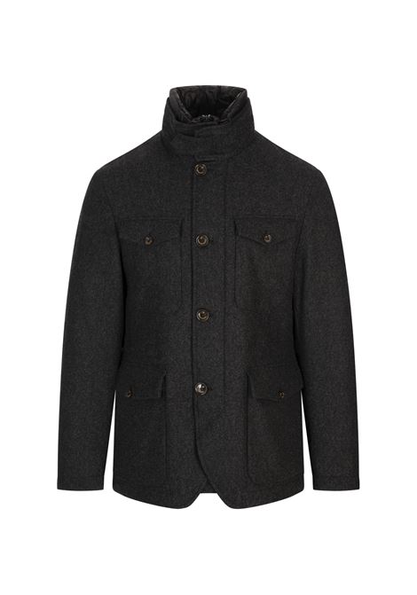 Giacca Imbottita In Lana Grigio Scuro MONTECORE | F09MUCX536-24298