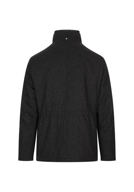 Giacca Imbottita In Lana Grigio Scuro MONTECORE | F09MUCX536-24298