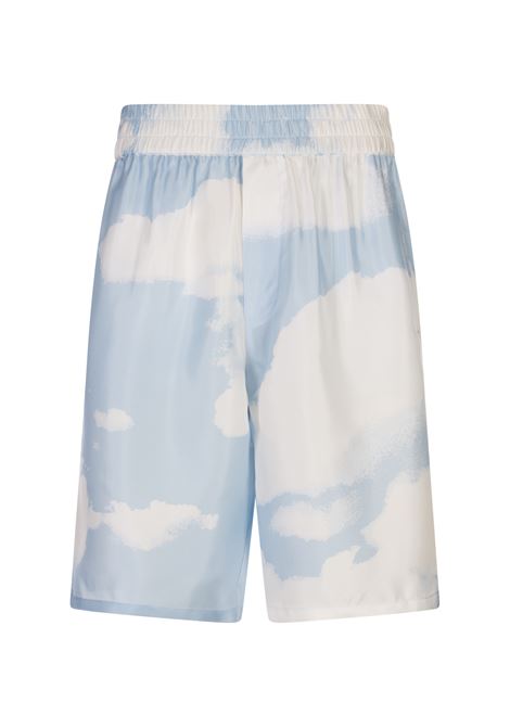 Bermuda in Twill di Seta Archive Clouds MOSCHINO | 252ZZJ035252511293