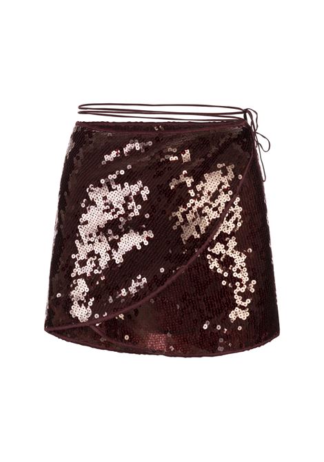 Gonna Marylin Bordeaux OSEREE | AGF257-SEQUINSBURGUNDY