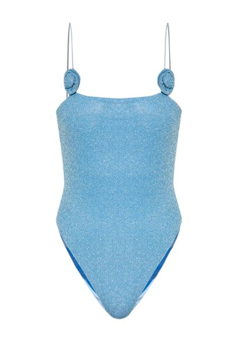 Costume Intero Lumiere Rose Maillot Crystal OSEREE | FIS249-LUREXCRYSTAL