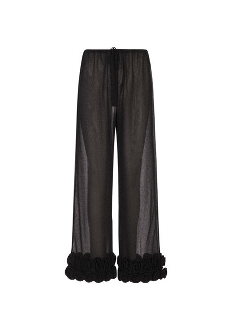 Pantaloni Lumiere Rose Neri OSEREE | FPF257-LUREXBLACK