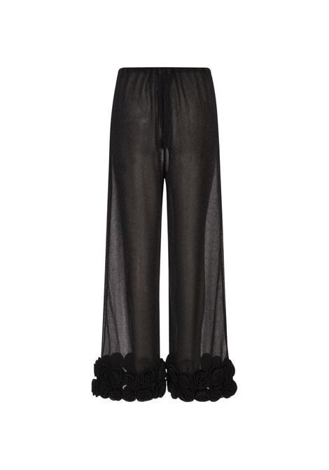 Pantaloni Lumiere Rose Neri OSEREE | FPF257-LUREXBLACK