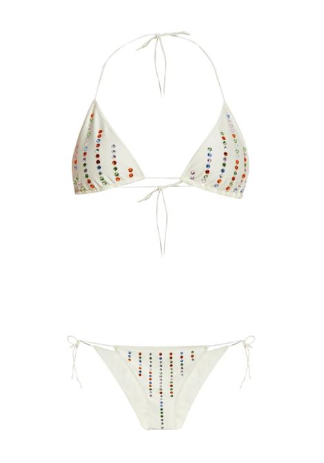 Bikini Soft Gem Bianco/Multi OSEREE | GTF257-GEMWHITE-MULTICOLOR