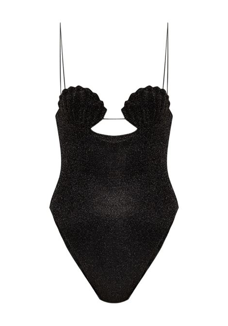 Costume Intero Lumiere Shell Maillot Nero OSEREE | LMF257-LUREXBLACK