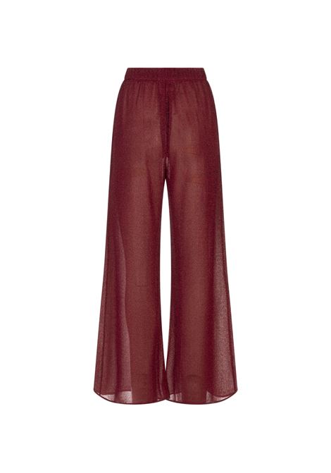 Pantaloni Lumiere Bordeaux OSEREE | LPF202-LUREXBURGUNDY