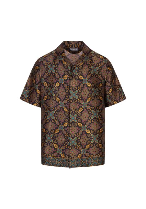 Camicia Bowling Gajardo Viola PANTAMOLLE | SS25-CAMBOW-GAJVIOLA