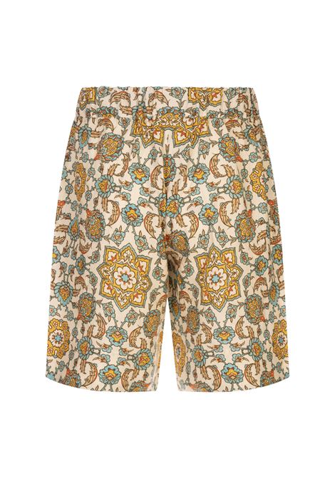 Pantamolle Shorts Monfardì Gialli in Lino PANTAMOLLE | SS25-PANTSHLI-MONGIALLO