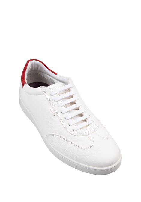 Sneakers Basse Bianche Con Spoiler In Suede Rosso STURLINI | 33000BIANCO/ROSSO