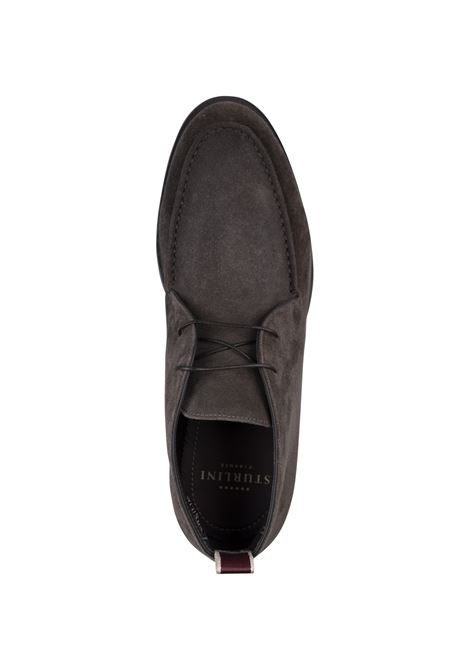 Polacchini Stringati In Suede Pepe STURLINI | U0655PEPE