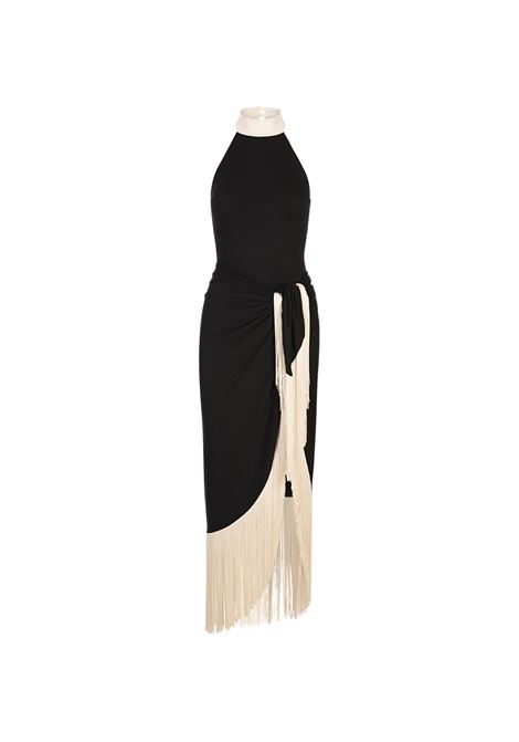 Knossos Swimsuit In Black TALLER MARMO | Swimwear | TM-PF2581-131BLACK-IVORY