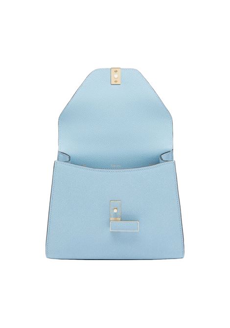 Mini Borsa a Mano Iside Blu Ceruleo VALEXTRA | WBES0036028LOC99BG