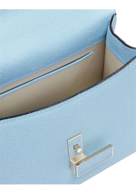 Mini Borsa a Mano Iside Blu Ceruleo VALEXTRA | WBES0036028LOC99BG