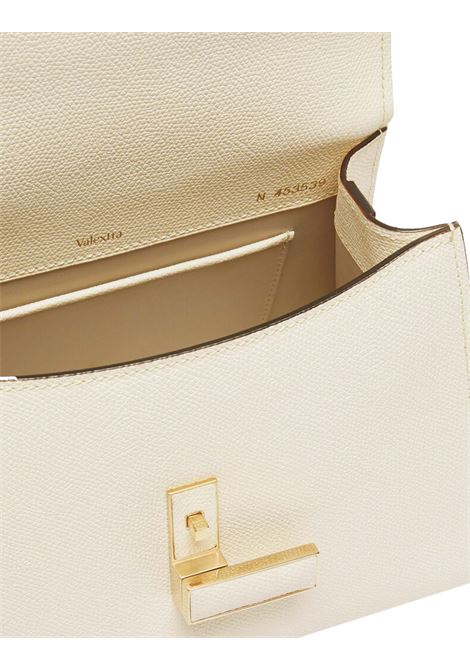 Mini Borsa a Mano Iside Bianco Pergamena VALEXTRA | WBES0036028LOC99WW